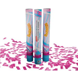 LANZAPAPELES CAÑON 40CM REVELACION ROSA