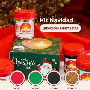 COLORANTE EN PASTA FLEIBOR KIT NAVIDEÑO