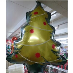 GLOBO FOIL SILUETA NAVIDAD ARBOL