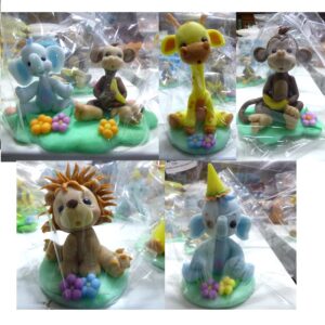 ADORNO PORCELANA ANIMALES DE LA SELVA