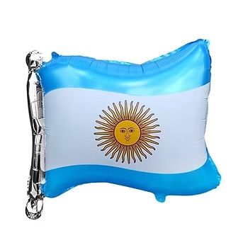 GLOBO FOIL SILUETA 50CM BANDERA ARGENTINA