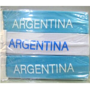 VINCHA ELASTICO ARGENTINA ESTAMPADA