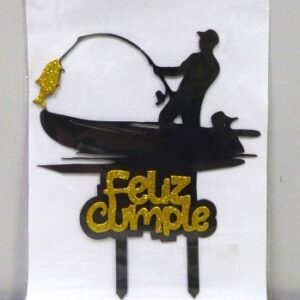ADORNO PINCHE PLASTICO PESCADOR