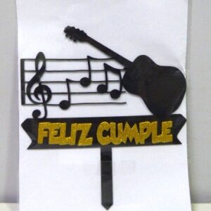 ADORNO PINCHE PLASTICO NOTAS MUSICALES