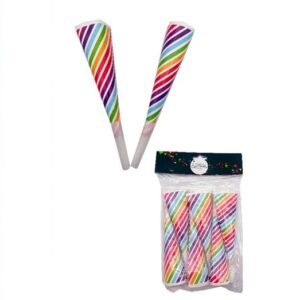 CORNETA CARTON X6 MULTICOLOR