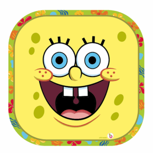 PLATOS CARTON X 8 BOB ESPONJA