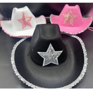 GORRO COWBOY ESTRELLA LENTEJUELAS