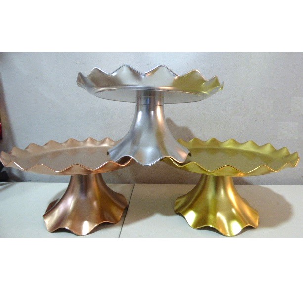 POSATORTA PLAST CON ONDAS METALIZADO