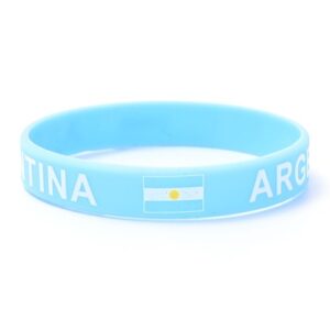 PULSERA ARGENTINA SILICONA