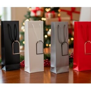 BOLSA VINO 12,7 X 36 CM CON TARJETA