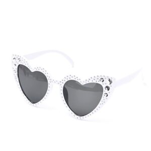 ANTEOJO CORAZON CON STRASS MARCO BLANCO