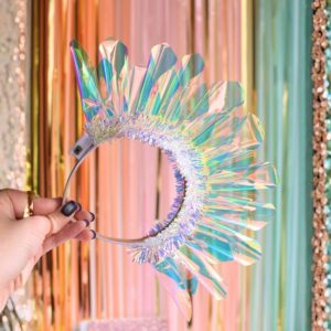 VINCHA CON LUZ CRYSTAL IRIS