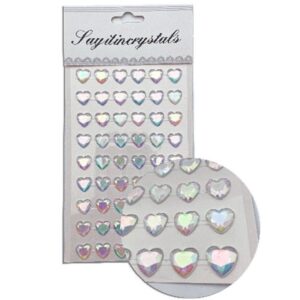 CRISTALES AUTOAD. CORAZON IRIDISCENTE