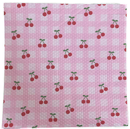 SERVILLETA PREMIUM 25X25 X 20 U CHERRY CEREZA