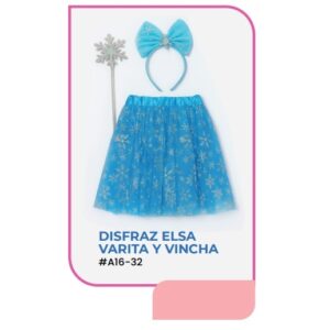 SET FROZEN TUTU VINCHA Y VARITA