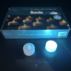 VELA LED PLASTICA 2CM ALTURA MULTICOLOR