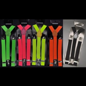 TIRADORES FLUO Y NEGRO X1