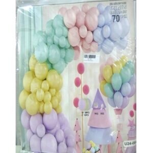SET DE GLOBOS PASTEL