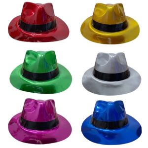 GORRO GUAPO PLASTICO METALIZADO DORADO / AZUL