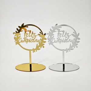 ADORNO PINCHE F C PLASTICO LISO CON BASE