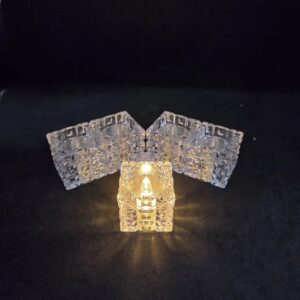 VELA LED CUADRADA LUZ CALIDA