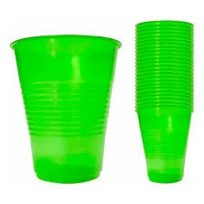VASO 360CC NEON VERDE X50