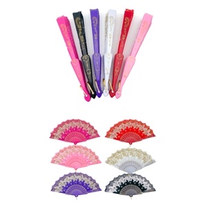 ABANICO ESTAMPA MANDALA COLORES SURTIDOS