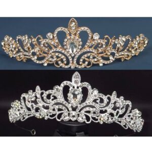 CORONA METAL TIARA CON STRASS