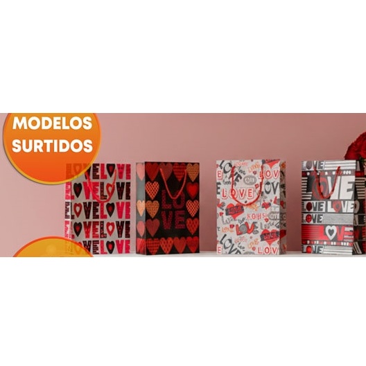 BOLSA DE REGALO 18X24 LOVE