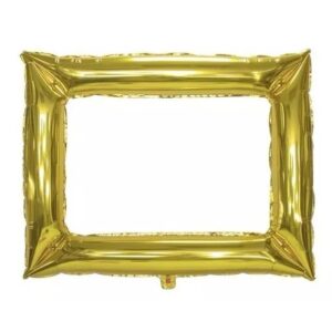 GLOBO FOIL MARCO SELFIE DORADO
