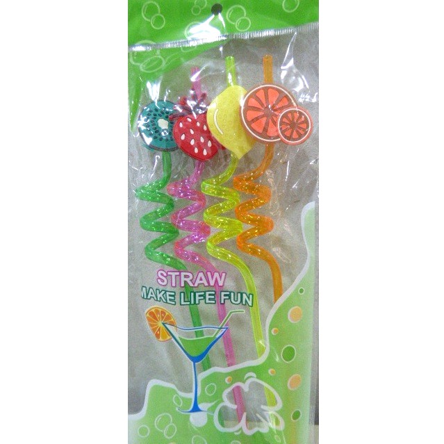 SORBETE ACRILICO X4 FRUTAS