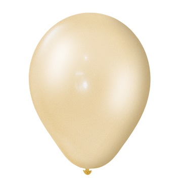 GLOBO PARTY TIME 12P PERL X25 CHAMPAGNE