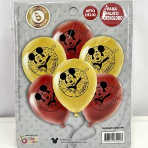 GLOBO PREMIUN 12P X6 MICKEY