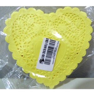 BLONDA CORAZON 10CM X100 AMARILLA