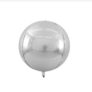 GLOBO FOIL 18P ORBIS PLATA