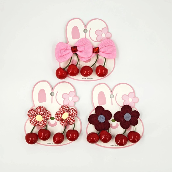 COLITAS PARA PELO X2 CEREZAS