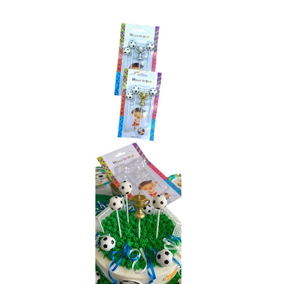 VELA FUTBOL TROFEO Y PELOTAS 4PCS