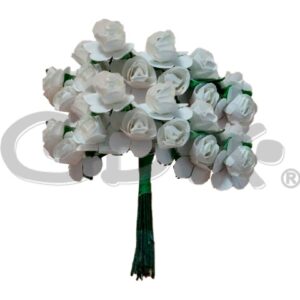 FLOR ROSA MINI X72 BLANCA