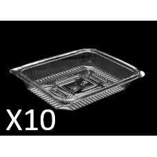 BANDEJA PLASTICA 105 X 10 RECTANGULAR