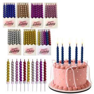 VELA METALIZADA X6 TORNEADA 8CM