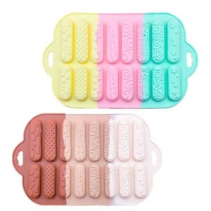 MOLDE SILICONA BARRITAS DECORADAS