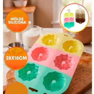 MOLDE SILICONA SAVARIN MINI FORMAS SURTIDAS X6