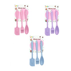 SET REPOSTERO ESPATULA PINCEL CUCHARA 22CM