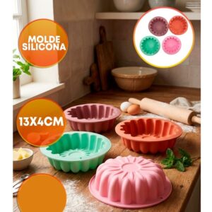 MOLDE SILICONA FLOR 13CM