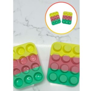 MOLDE SILICONA CUPCAKE X12