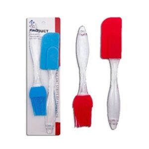 SET PINCEL ESPATULA SILICONA 23CM