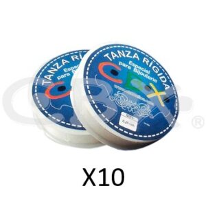 TANZA RIGIDA 0.35MM X 100MTS X10U