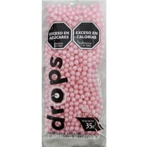 PERLAS COMESTIBLES X 35GR ROSADAS CHICAS