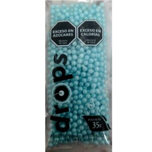 PERLAS COMESTIBLES X 35GR CELESTES CHICAS