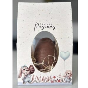 CAJA CANASTITA 6 X 9 X 14 CM PASCUA CONEJO